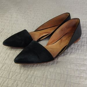 Madewell Cut-out Flats Black (7.5)